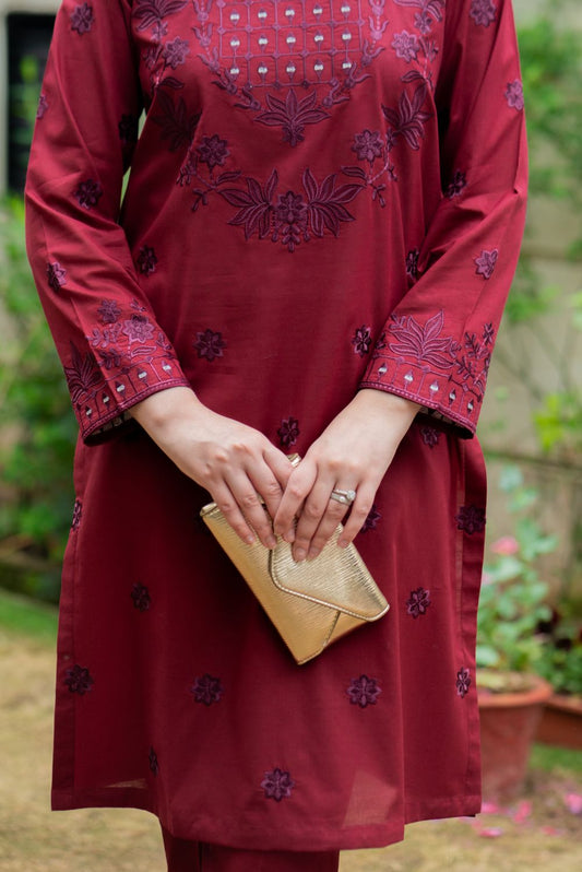 Scarlet Kurta Pant Set