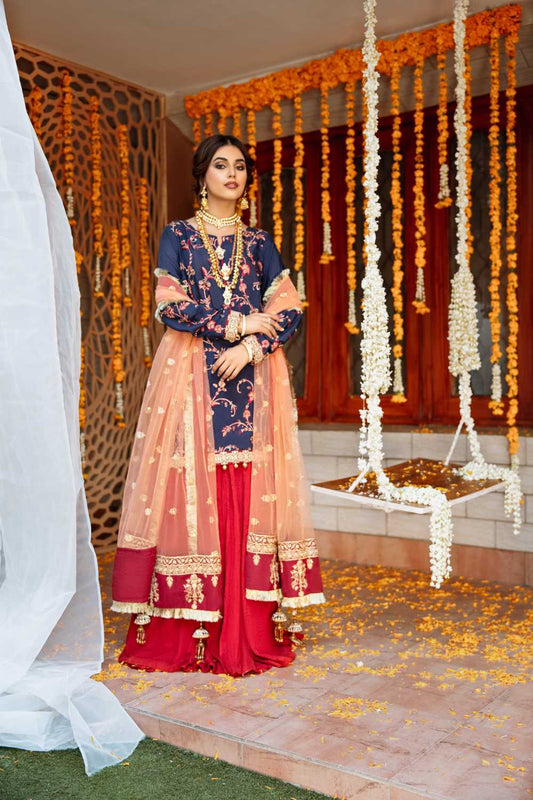 Raw Silk Sharara (Made-to-Order)