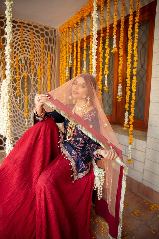 Raw Silk Sharara (Made-to-Order)