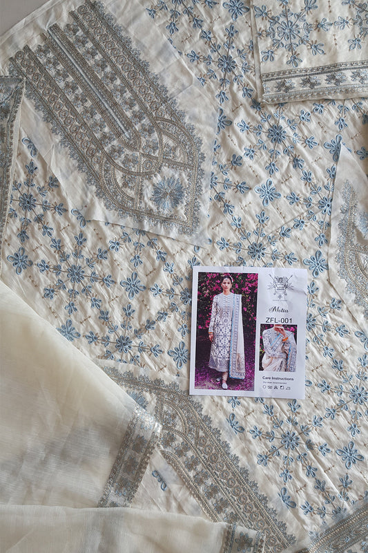 Regal Embroidered Lawn Suit