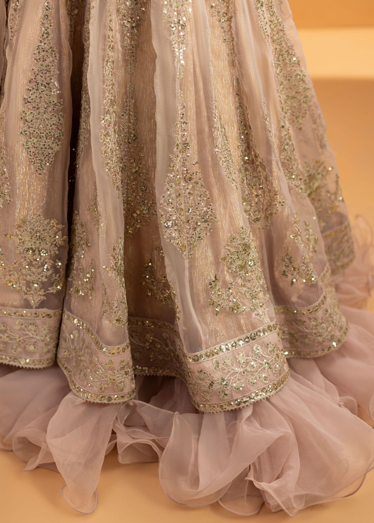 Rose Pink Embroidered Organza Ladies Salwar Kameez Online in Sri Lanka India Australia