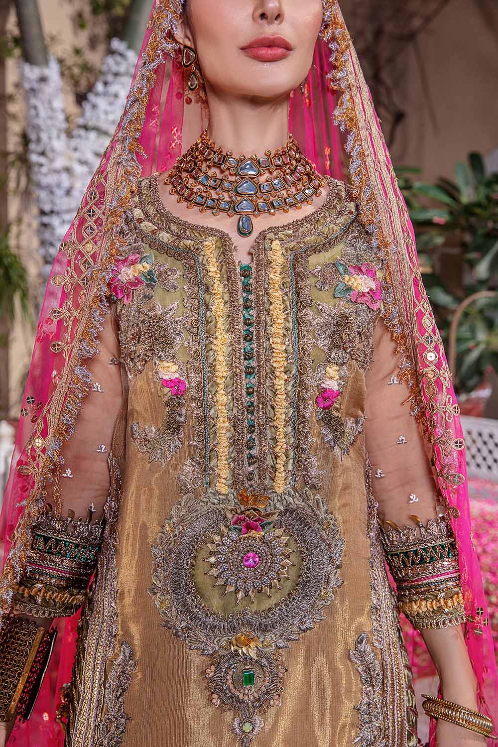 Readymade Pure Maysuri Gharara Size 44