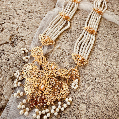 Royal Gold Wedding Jewellery Set Online in KSA Riyadh Saudi Arabia Oman Bahrain Qatar