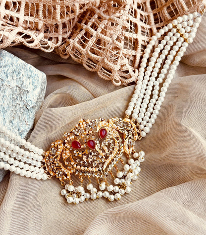Royal Ruby Red Choker for Women Online in UK USA Canada