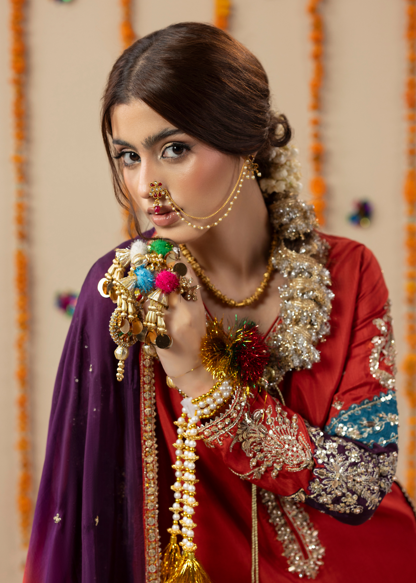 Rust Orange Designer Raw Silk Wedding Outfit Online in KSA Riyadh Saudi Arabia Oman Bahrain Qatar