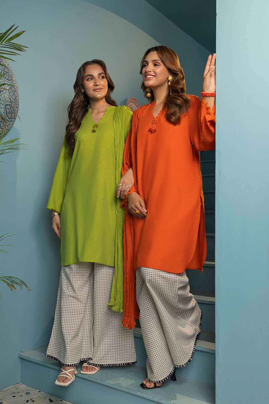 Readymade Pure Karandi Kurta Set with Dupatta