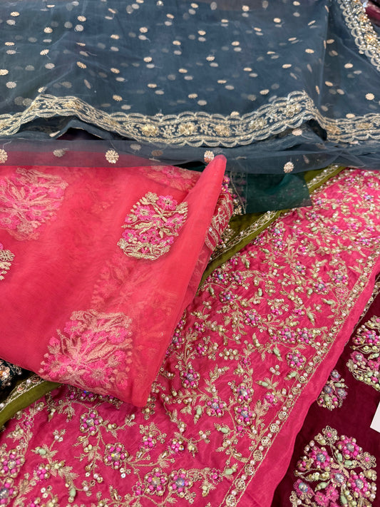 Sabyasachi Inspired Wedding Lehenga Choli Online in KSA Riyadh Saudi Arabia Oman Bahrain Qatar