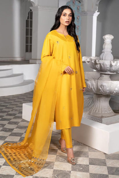 Saffron Yellow Hand Embellished Silk Straight Kurta Online in Dubai UAE Abudhabi Ajman Sharjah