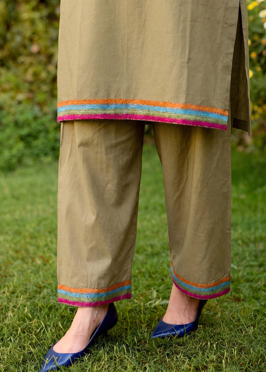Sage Green Lawn Embroidered Suit Online in Sri Lanka India Australia