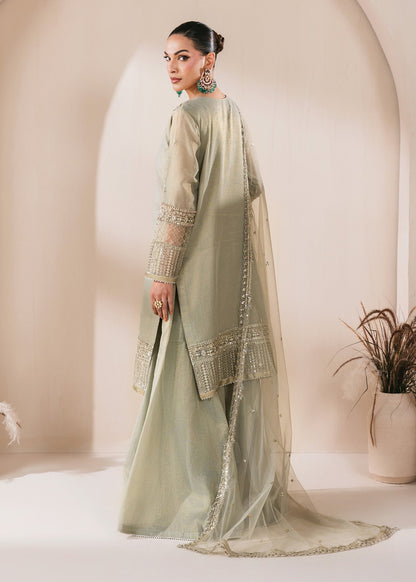 Sage Green Masuri Sharara with Net Dupatta Online in Sri Lanka India Australia