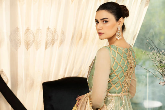 Readymade Sea Green Pure Maysuri Sharara