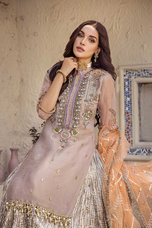 Rose Gold Pure Maysuri Suit Size 36