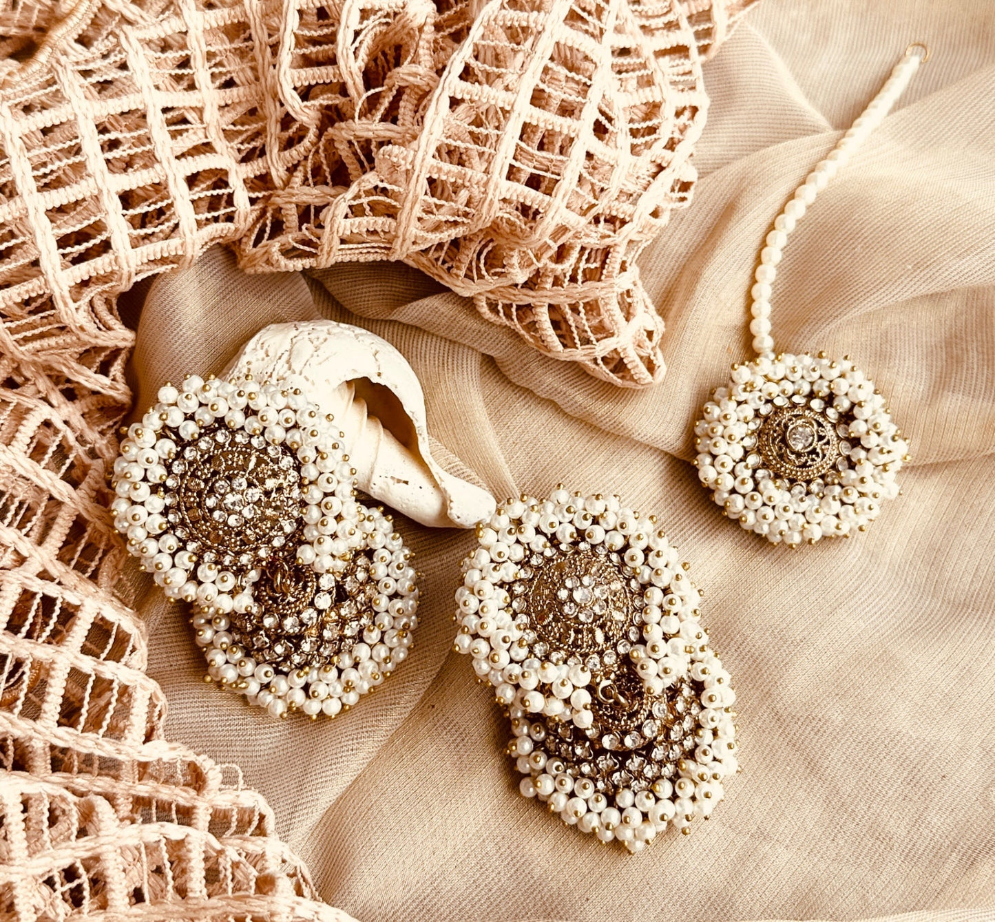 Sheen-e-Moti Pearl Jewellery Set Online in KSA Riyadh Saudi Arabia Oman Bahrain Qatar
