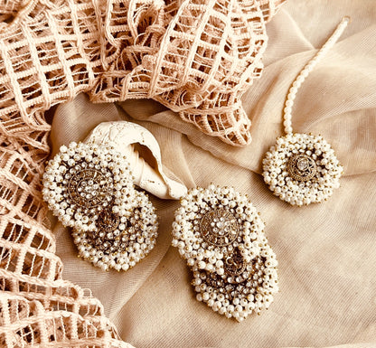Sheen-e-Moti Pearl Jewellery Set Online in KSA Riyadh Saudi Arabia Oman Bahrain Qatar