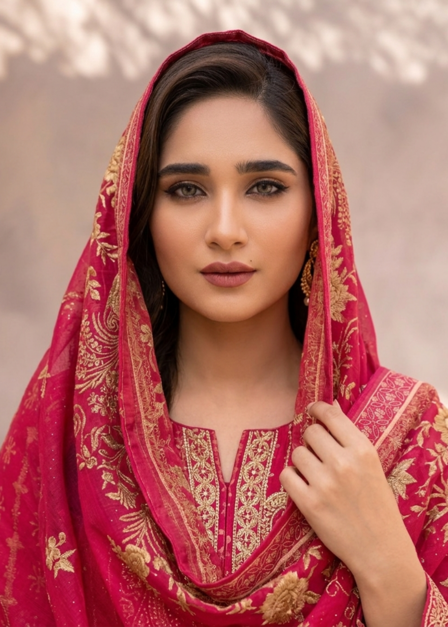 Shocking Pink Festive Embroidered Pishwas Online in Sri Lanka India Australia