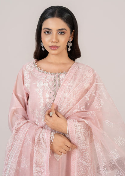 Shop Baby Pink Adda Work Raw Silk Farshi Gharara Online in Sri Lanka India Australia