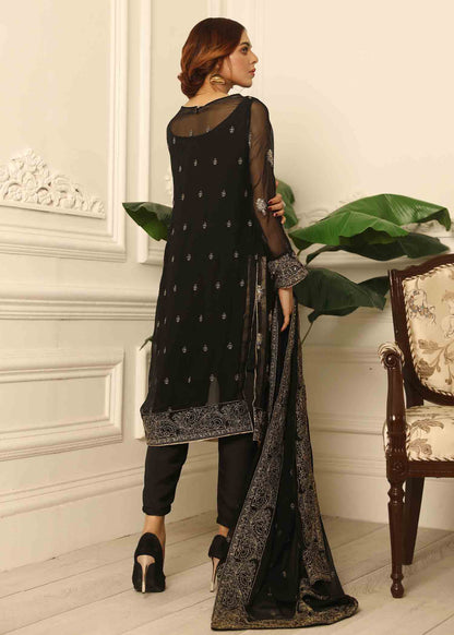 Shop Black Organza Embellished Sharara Online in Dubai DXB UAE Abudhabi Meena Bazaar