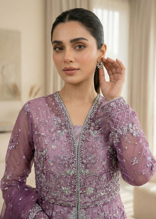 Shop Dark Orchid Organza Pakistani Suit Online in Sri Lanka India Australia