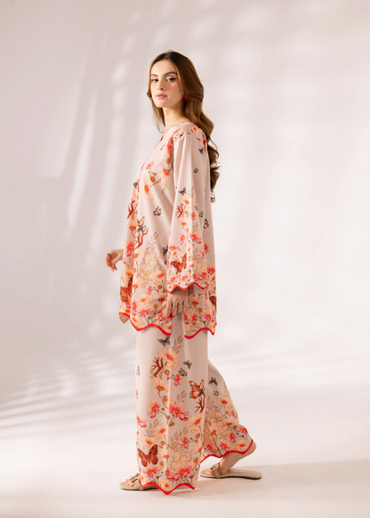 Shop Poly Lawn Digital Print Dress Material Online in Sri Lanka India Australia