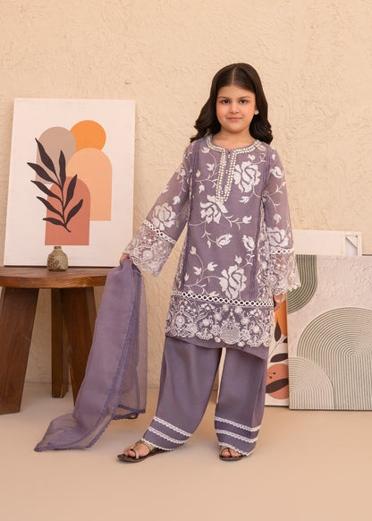 Shop Purple Cotton Silk Embroidered Farshi Shalwar Online in Dubai UAE Abudhabi Ajman Sharjah