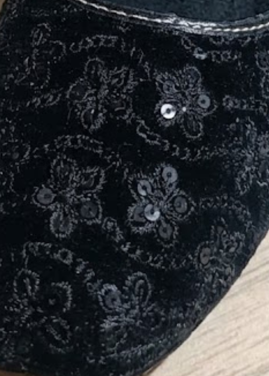Sidaadi Multi Khussa Black Rexine Top Online in Sri Lanka India Australia