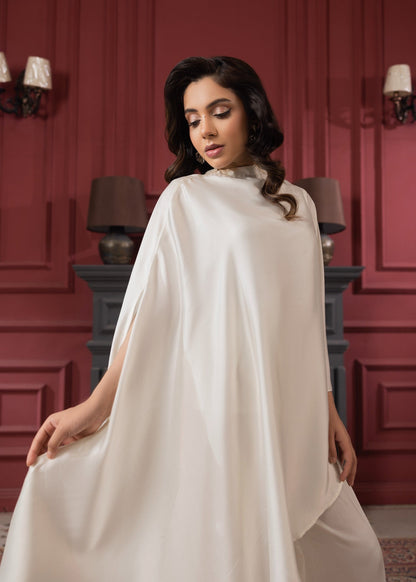 Silk Cape Style Plazzo Suit for Women Online in Dubai DXB UAE Abudhabi Meena Bazaar