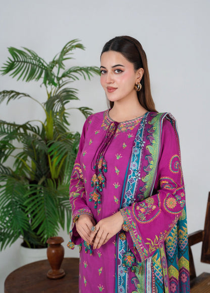 Silk Embroidered Ladies Suit Online in Dubai UAE Abudhabi Ajman Sharjah
