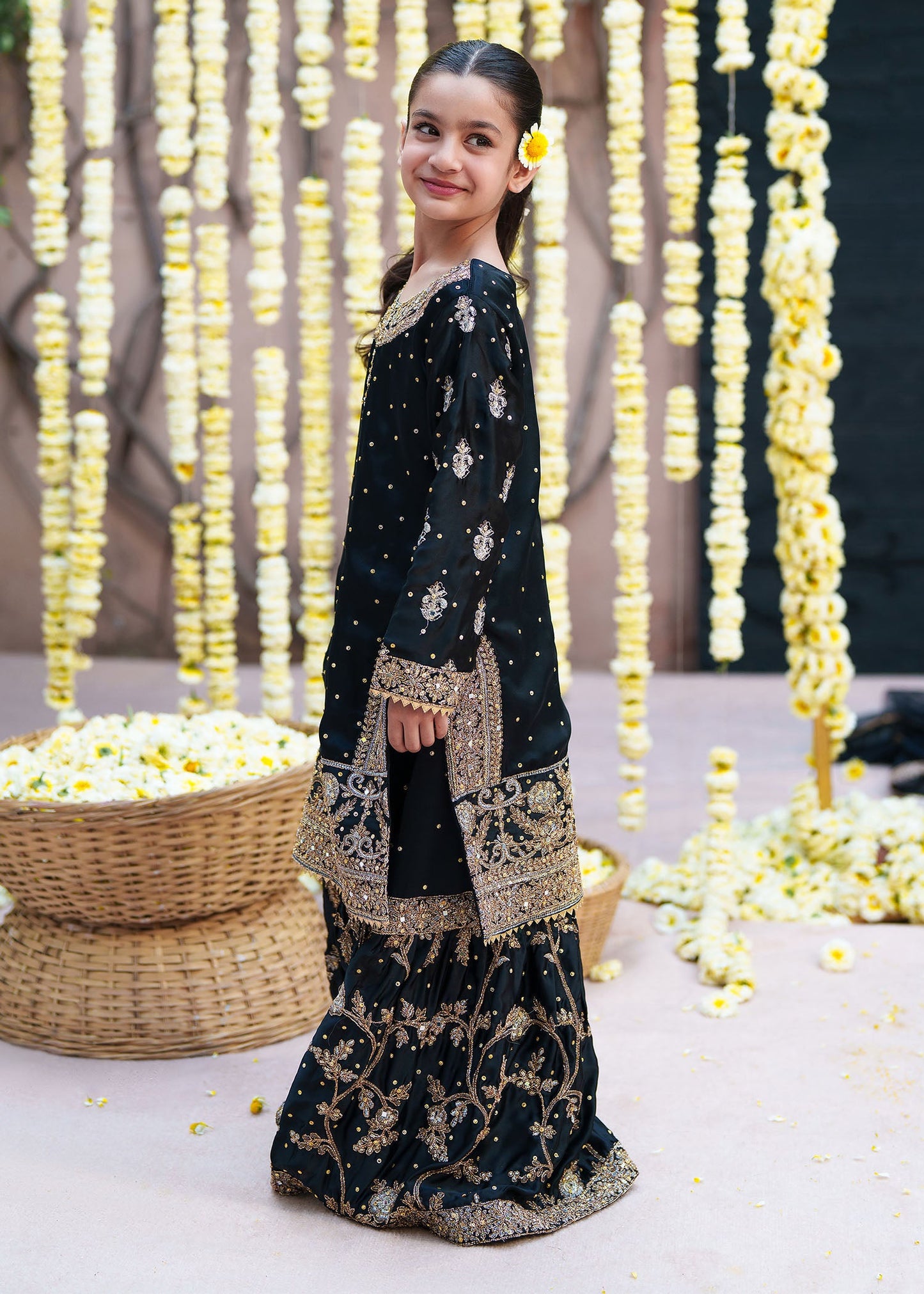 Silk Lehenga for Girls Festive Occasion Online in KSA Riyadh Saudi Arabia Oman Bahrain Qatar