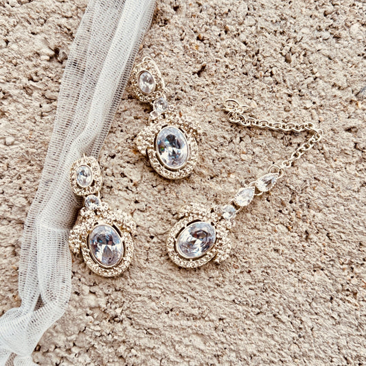 Silver Jewellery Set with Stone Work Online in KSA Riyadh Saudi Arabia Oman Bahrain Qatar