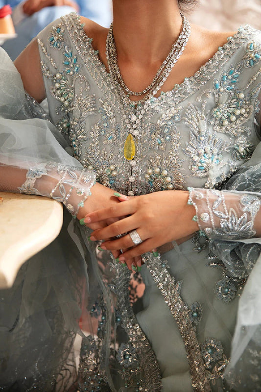 Silver Handmade Lehenga / Anarkali