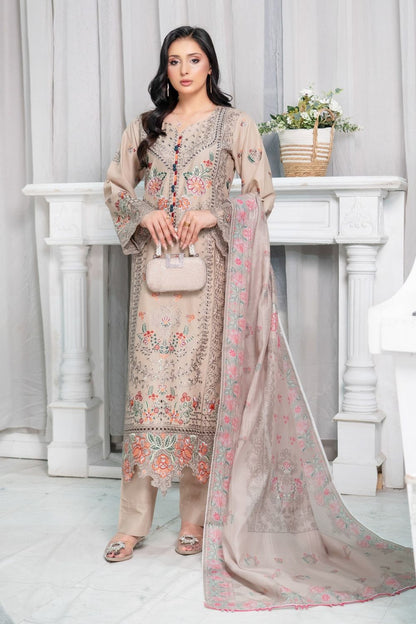 Skin Embroidered Festive Lawn Salwar Kameez Online in Dubai UAE Abudhabi Ajman Sharjah