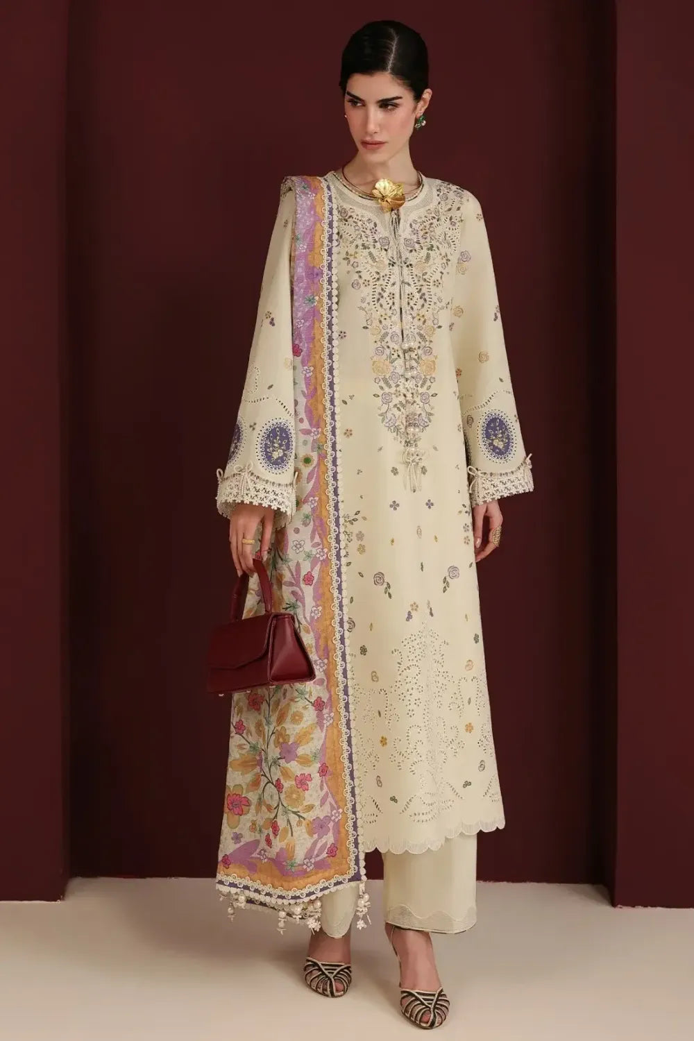 Skin Luxury Lawn Formal Suit Online in Dubai UAE Abudhabi Ajman Sharjah