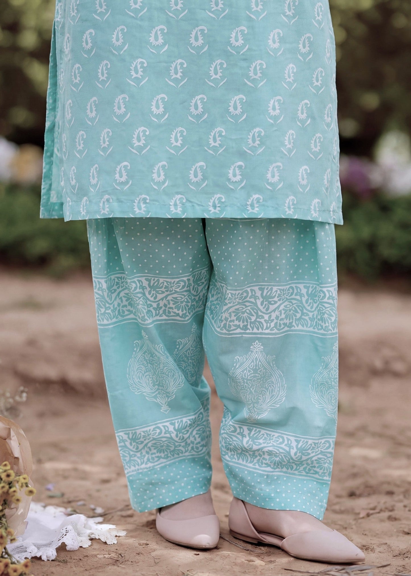 Sky Blue Lawn Designer Salwar Suit Online in Sri Lanka India Australia