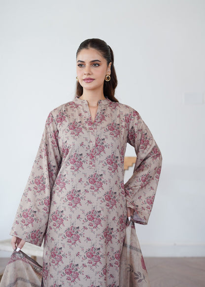 Slate Grey Silk Pakistani Salwar Suit Online in KSA Riyadh Saudi Arabia Oman Bahrain Qatar