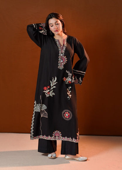 Ladies Black Kurta Set Online in UK USA Canada