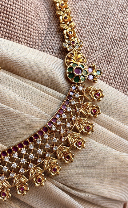 South Indian Bridal Necklace Set Online in UK USA Canada