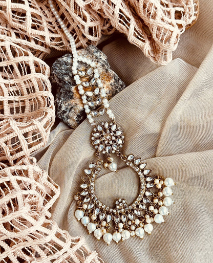 Stone Work Copper Earrings Tikka Online in UK USA Canada