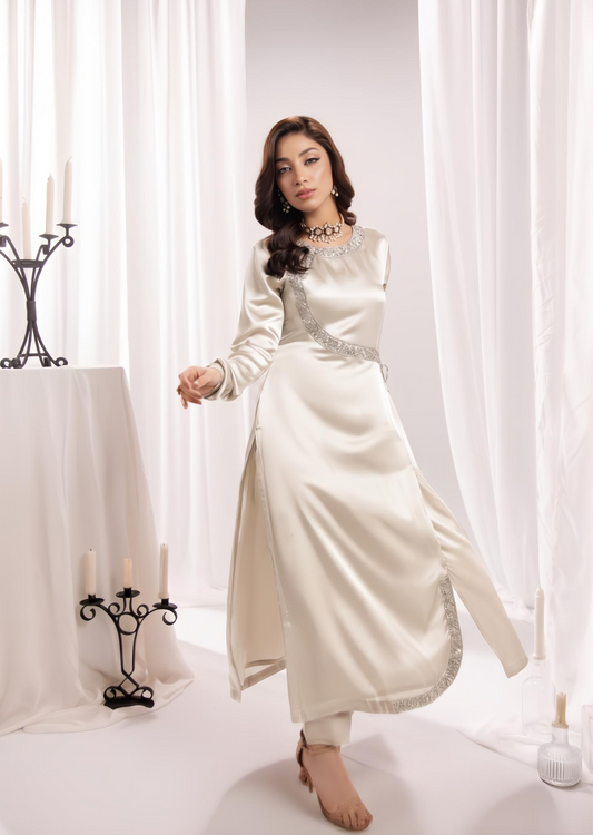 Stone Work Festive Wear Silk Kurta Set Online in Sri Lanka India Australia