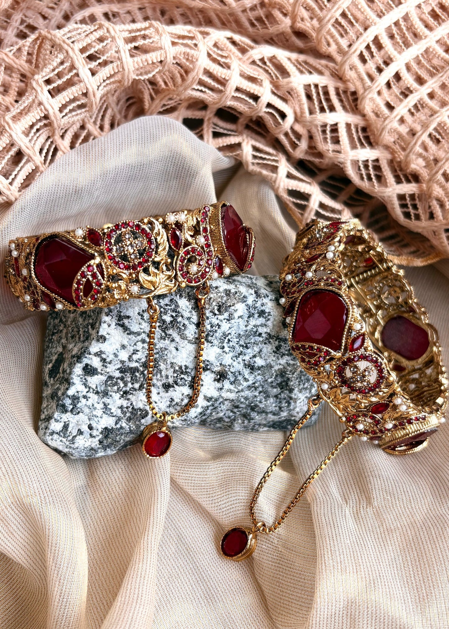 Stone Work Maroon Wedding Bangles Online in KSA Riyadh Saudi Arabia Oman Bahrain Qatar