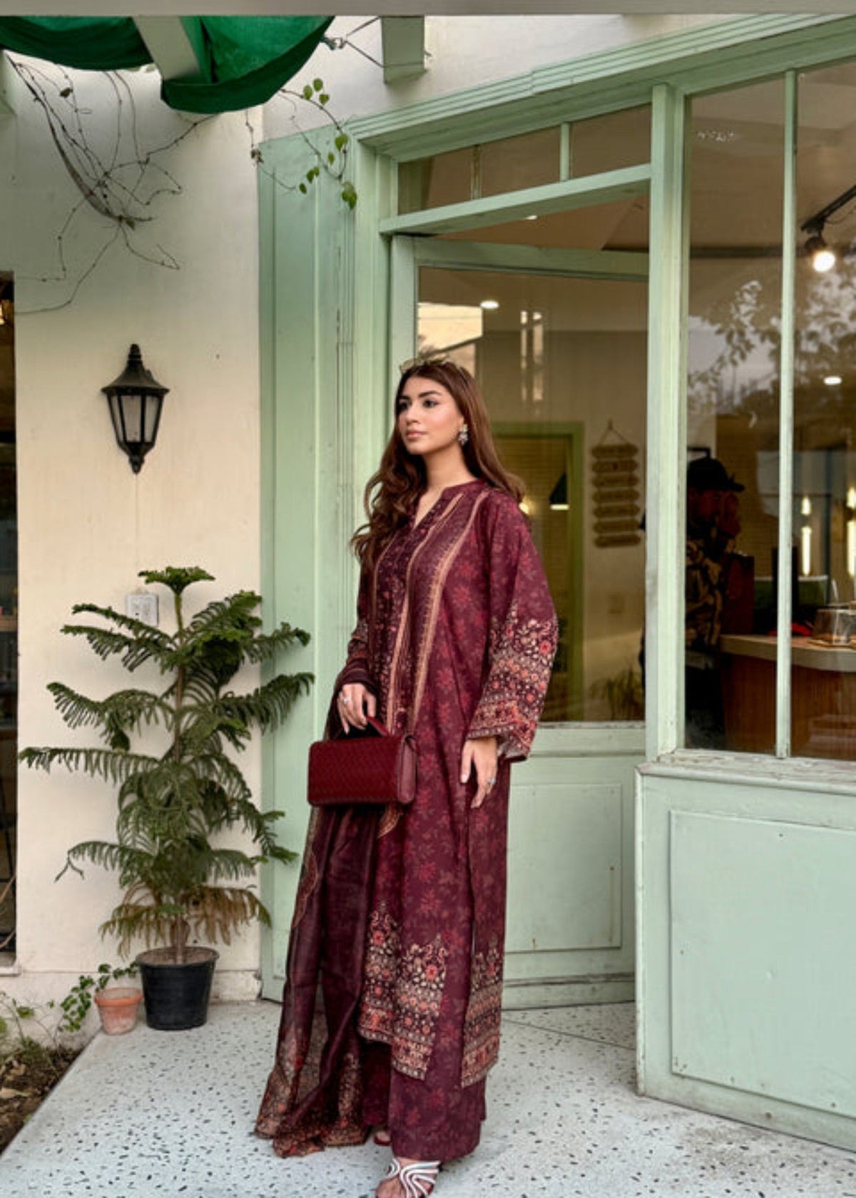 Purple Raw Silk Straight Cut Suit Online in UK USA Canada