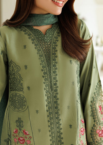 Daily Wear Green Lawn Pakistani Suit Online in Dubai DXB UAE Abudhabi Meena Bazaar