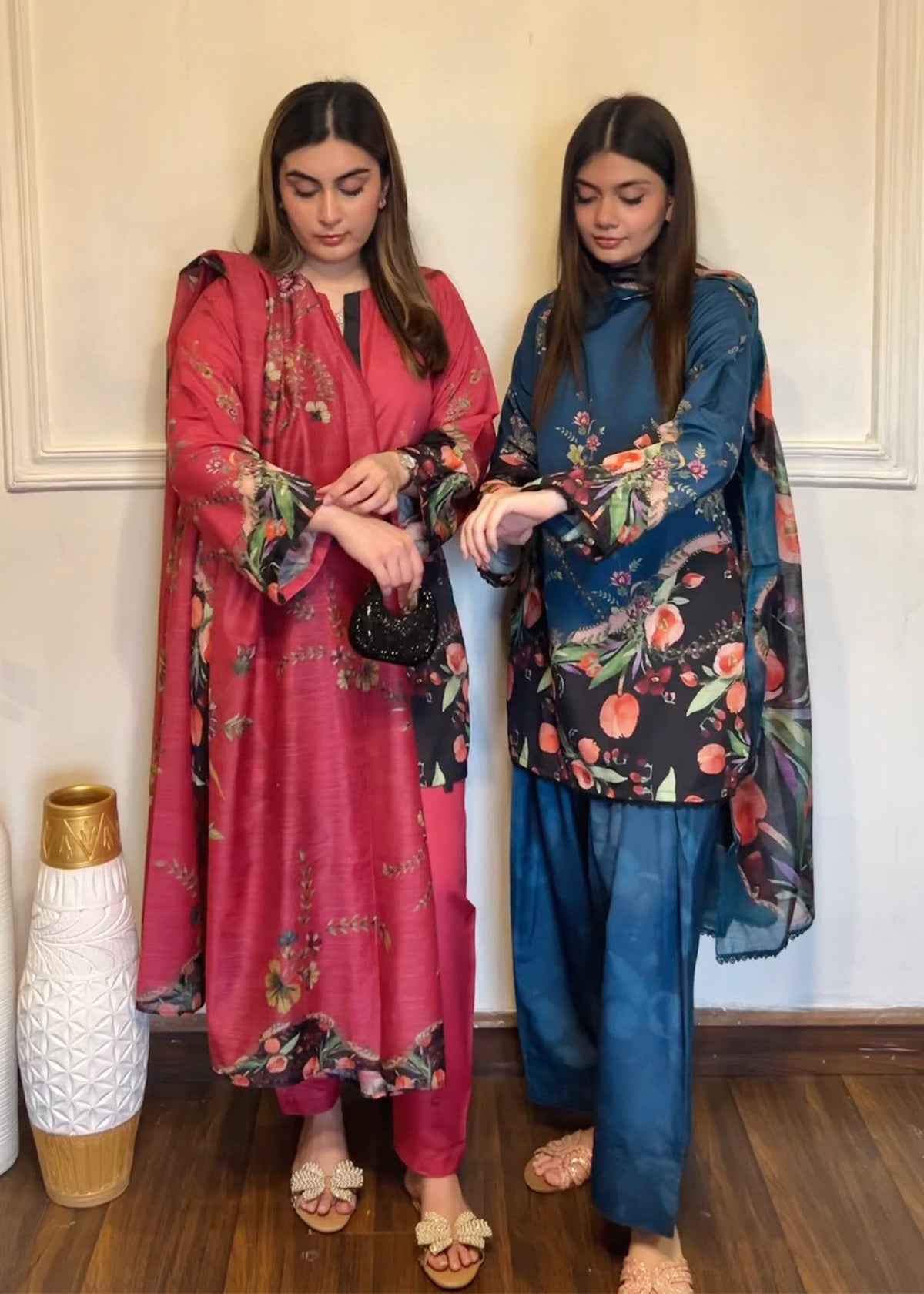 Stylish Printed Shalwar Suit with Dupatta Online in Dubai DXB UAE Abudhabi Meena Bazaar