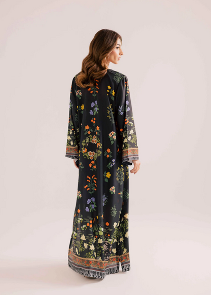 Sublimation Printed Kaftan for Women Online in KSA Riyadh Saudi Arabia Oman Bahrain Qatar
