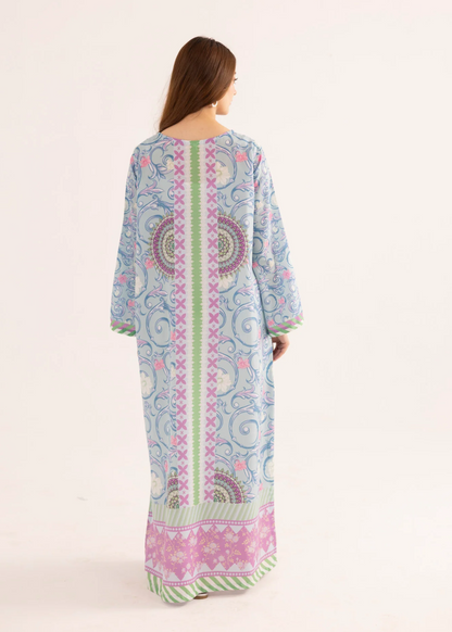 Sublimation Printed Ladies Kaftan Online in KSA Riyadh Saudi Arabia Oman Bahrain Qatar