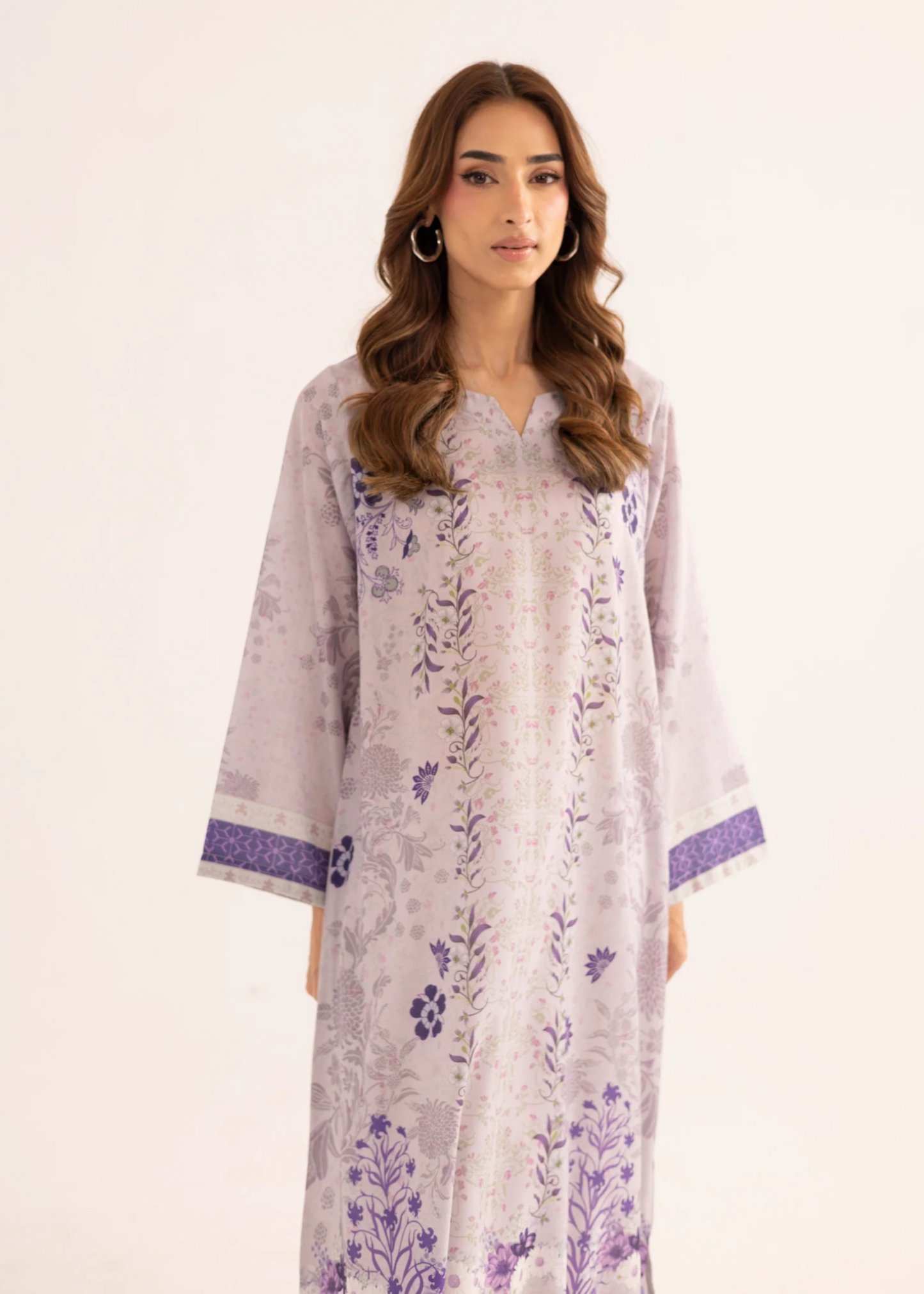 Sublimation Printed Lavender Grey Kaftan Online in Sri Lanka India Australia