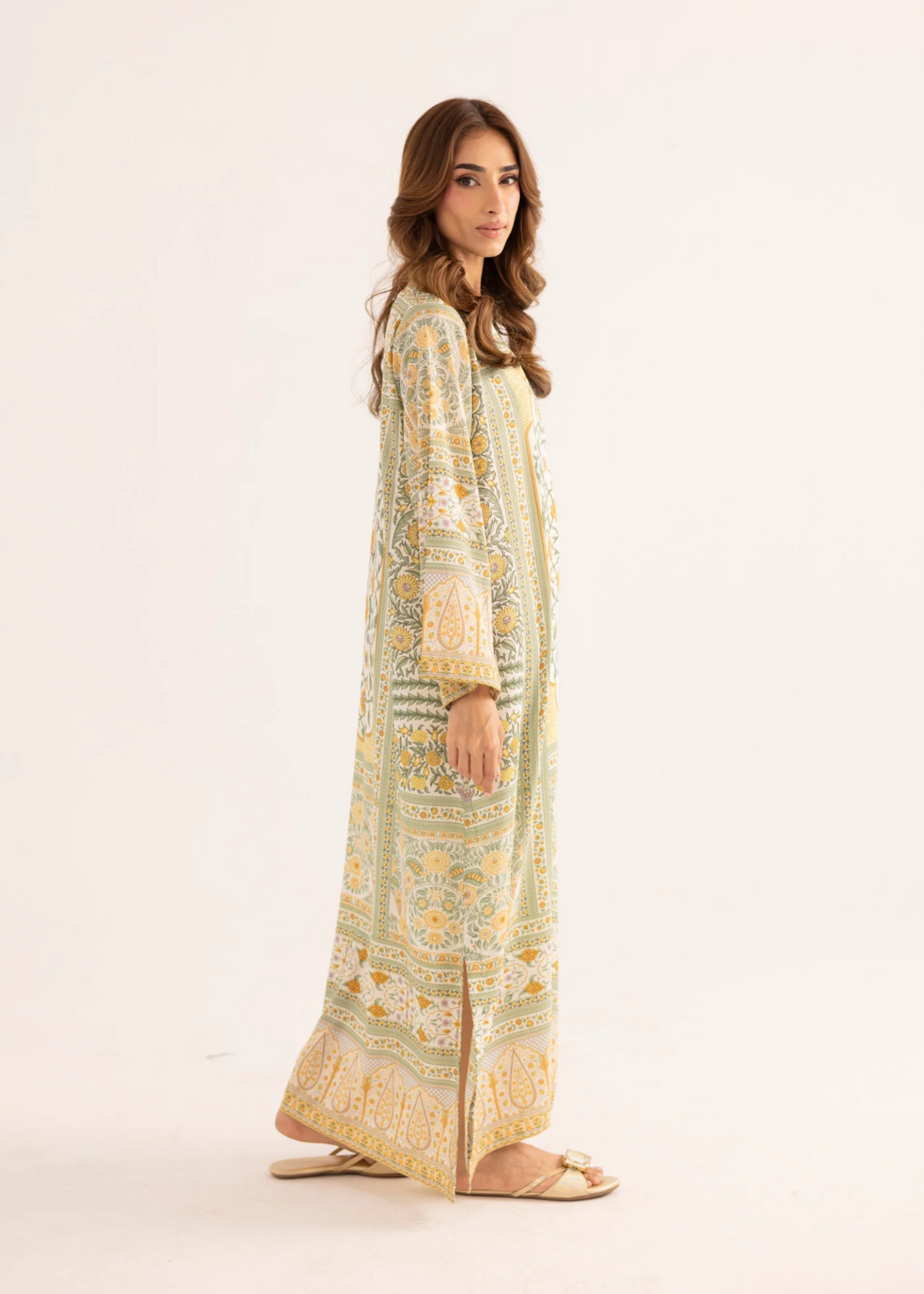 Sublimation Printed Summer Kaftan Online in KSA Riyadh Saudi Arabia Oman Bahrain Qatar