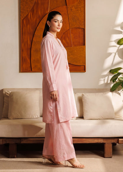 Summer Pink Tassel Lawn Ladies Suit Online in Dubai UAE Abudhabi Ajman Sharjah