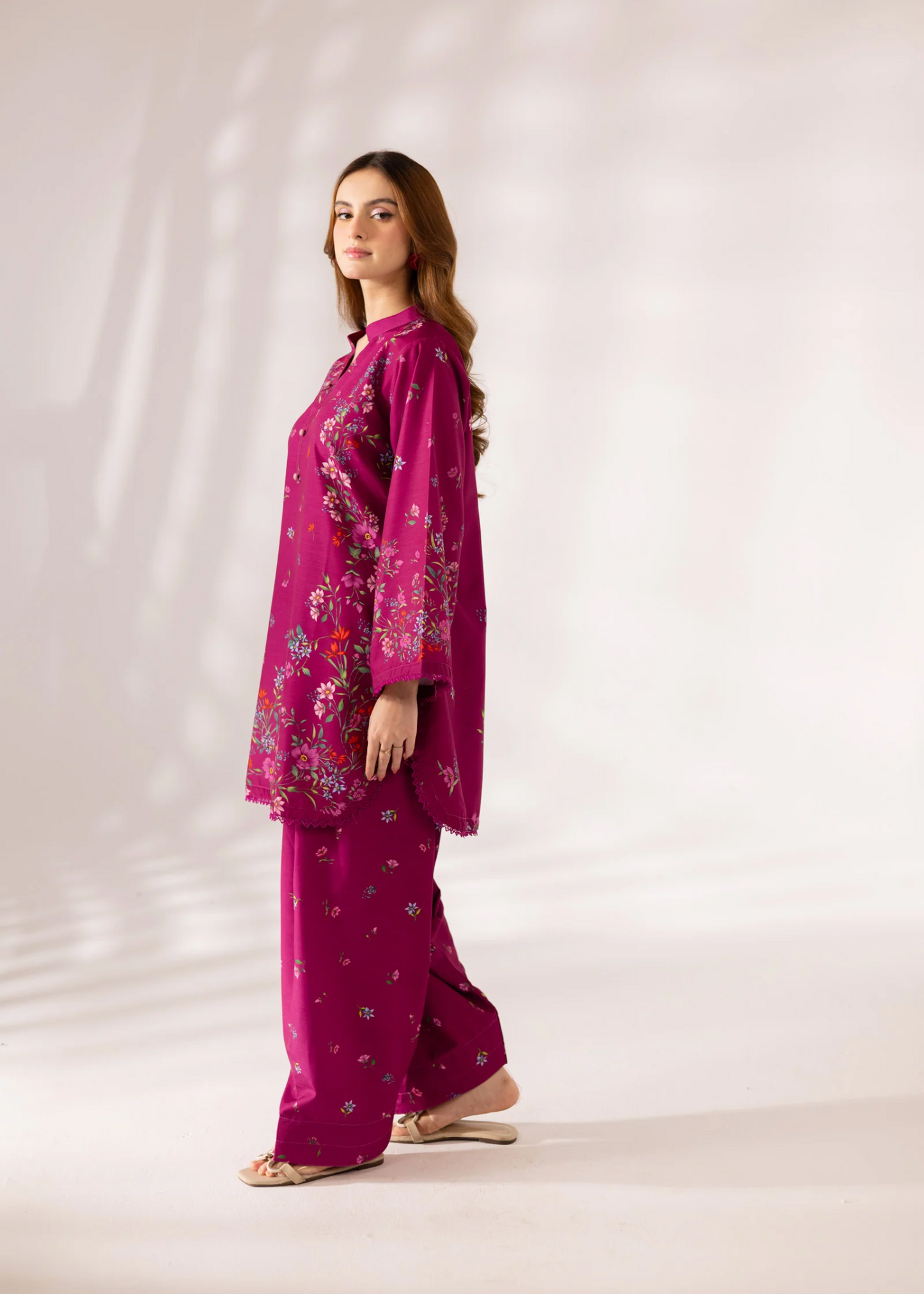 Summer Wear Burgundy Kurta Pajama Online in Sri Lanka India Australia