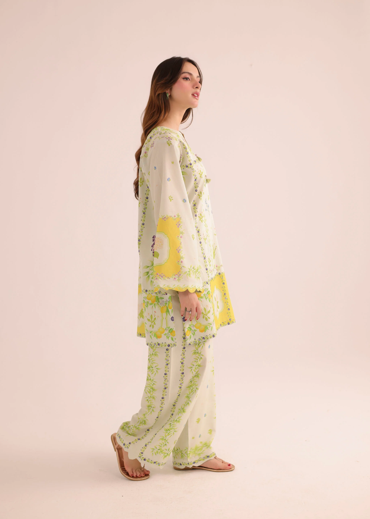 Summer Wear Pastel Green Straight Cut Shalwar Suit Online in Sri Lanka India Australia