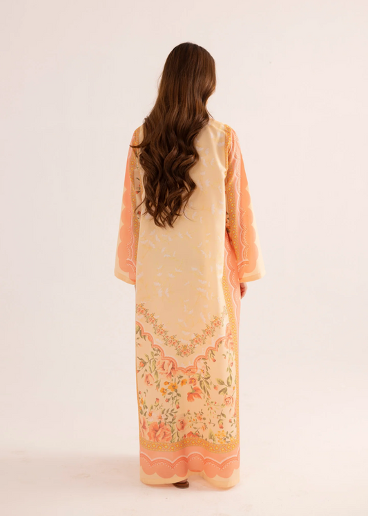 Summer Wear Peach Pink Kaftan Online in Sri Lanka India Australia